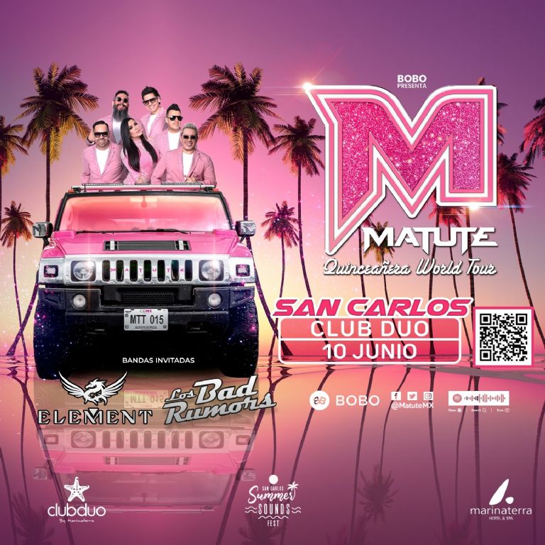 Matute tendrá un increíble concierto en San Carlos, Sonora. Foto: Instagram
