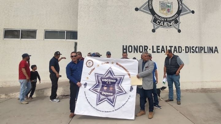 Policías de Cajeme se manifiestan y acusan hostigamiento; alcalde Javier Lamarque llama a la calma