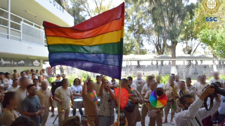 No solo es Paseo de la Reforma: Realizan Marcha del Orgullo LGBT en Reclusorio Oriente, en la CDMX