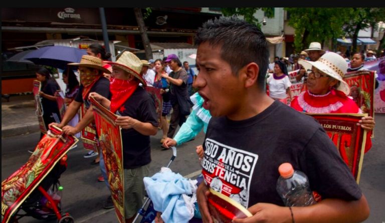 Marchas y bloqueos  en CDMX 