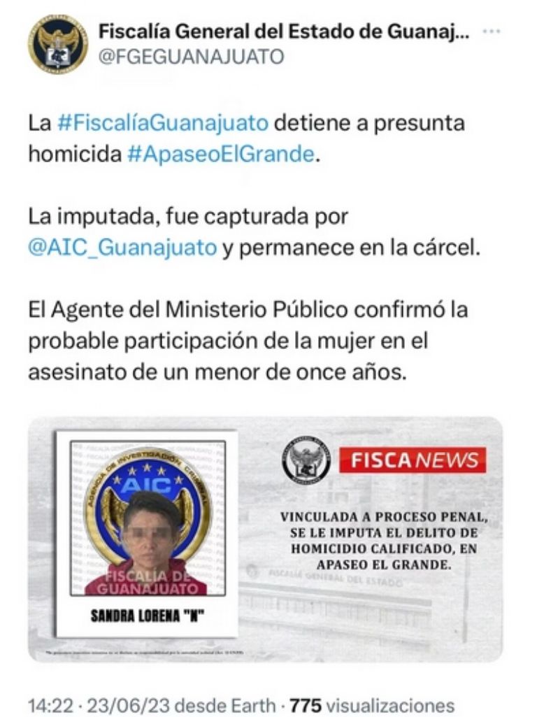 Homicidio en Guanajuato