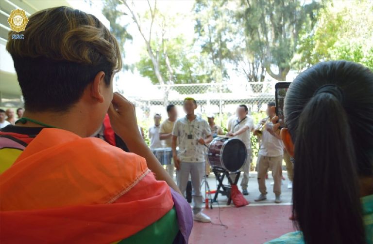 Marcha del Orgullo en el Reclusorio Oriente