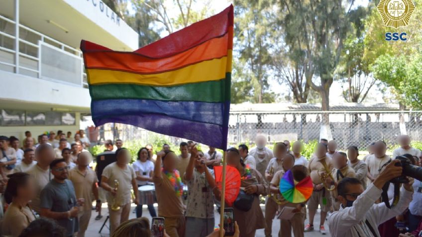 No solo es Paseo de la Reforma: Realizan Marcha del Orgullo LGBT en Reclusorio Oriente, en la CDMX