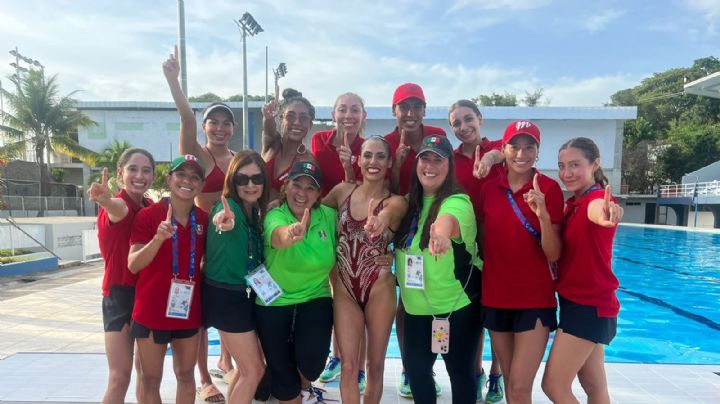Nuria Diosdado suma un nuevo oro para México en natación artística; son ya 4 medallas en este deporte