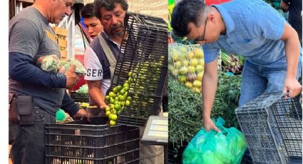 Noble labor: Comerciantes del Edomex donan más de dos toneladas de alimento a población vulnerable