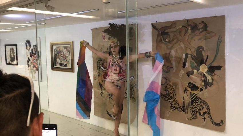 El Pride no termina y con exposición de rostros  celebran la diversidad en el Metro de la CDMX