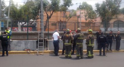 Trágico accidente: Dos trabajadores del Tren Ligero de CDMX se electrocutan en la estación Huichapan