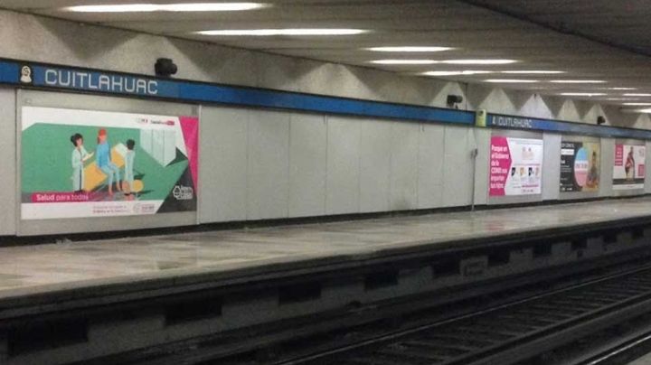Joven se arroja a las vías del Metro de la CDMX en Cuitláhuac, detienen el servicio en la Línea 2