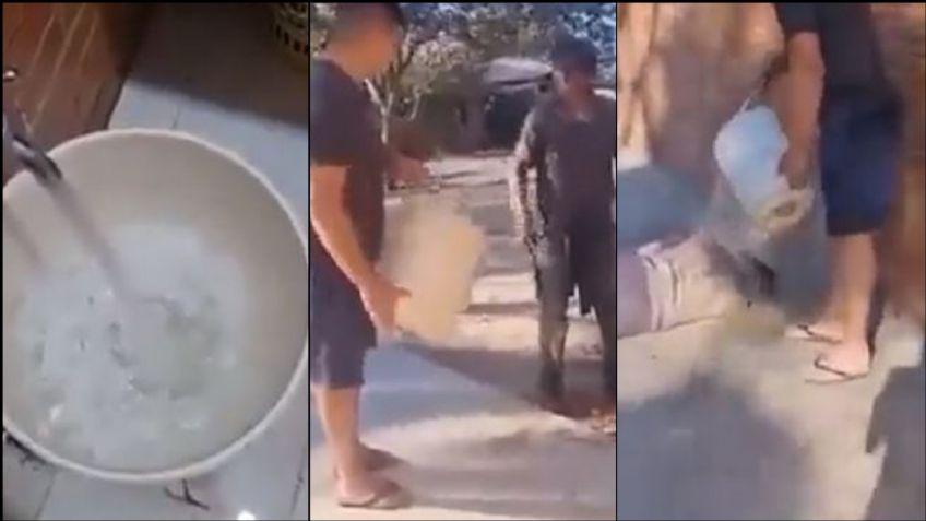 Hombre arroja agua helada a una persona en condición de calle en Paraguay; VIDEO viral crea indignación
