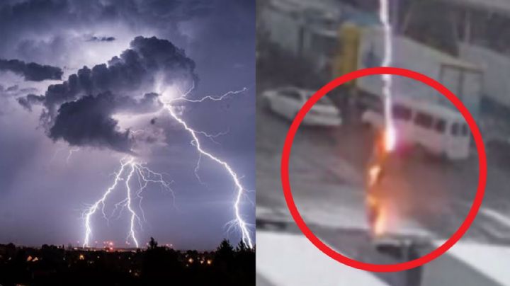 FUERTE VIDEO: Durante una intensa tormenta, hombre muere tras ser alcanzado por un rayo; así pasó