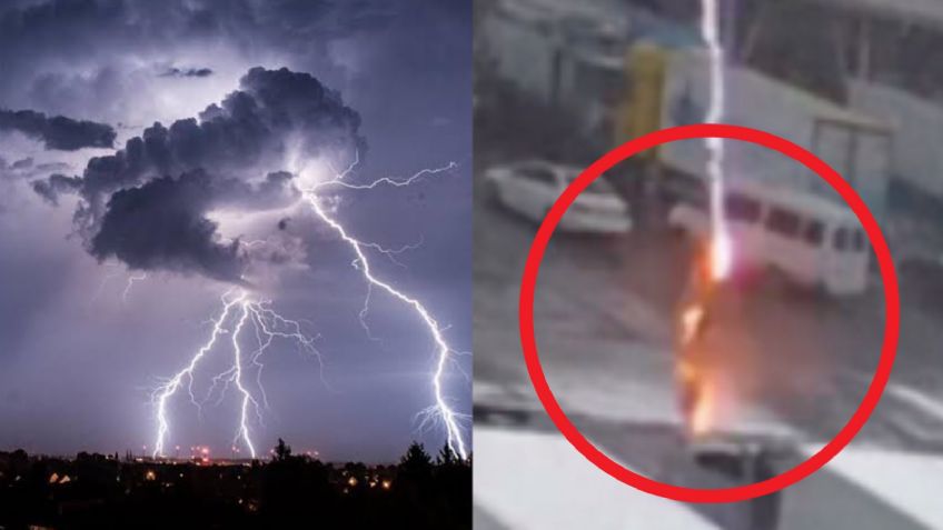 FUERTE VIDEO: Durante una intensa tormenta, hombre muere tras ser alcanzado por un rayo; así pasó