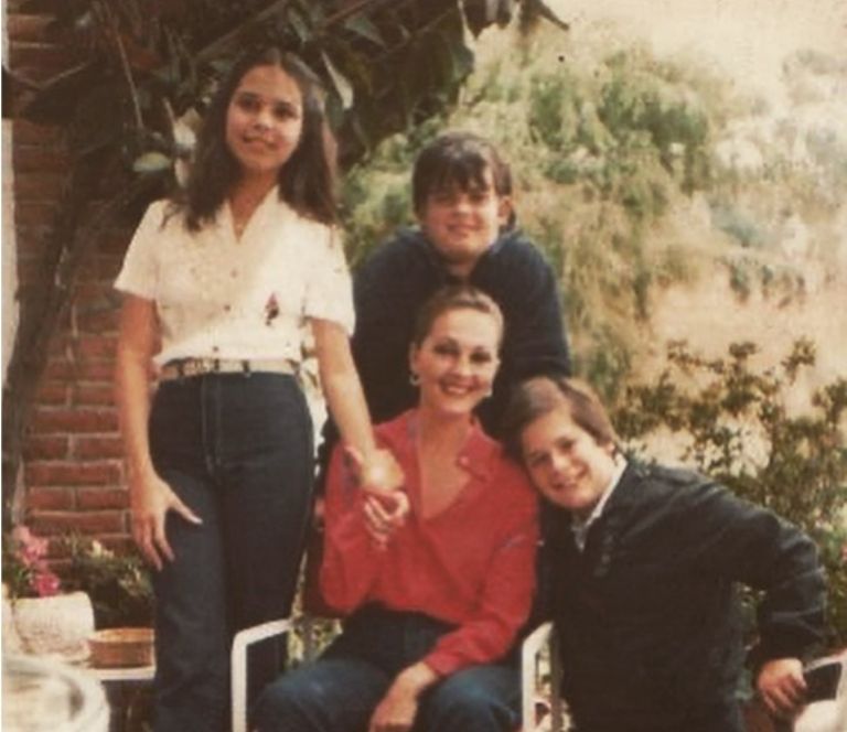 Talina Fernández y sus hijos