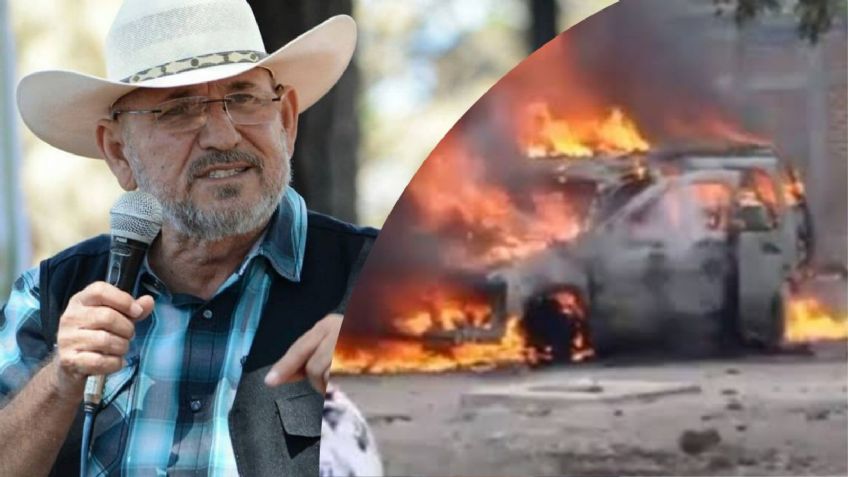 VIDEO: Sicarios asesinan a Hipólito Mora, exlíder de autodefensas en Michoacán; le prenden fuego