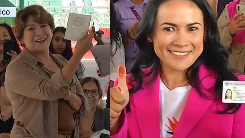 VIDEO: Así votaron las candidatas al Edomex; es la primera vez que se usan urnas electrónicas
