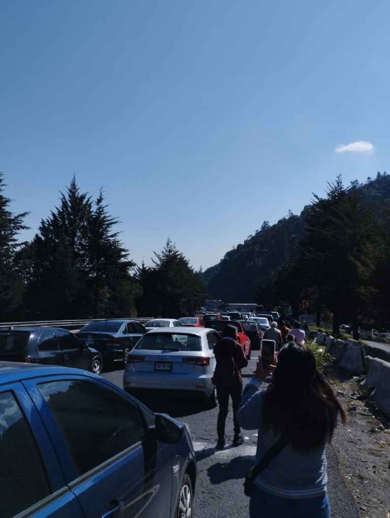 Bloqueo Autopista México-Toluca