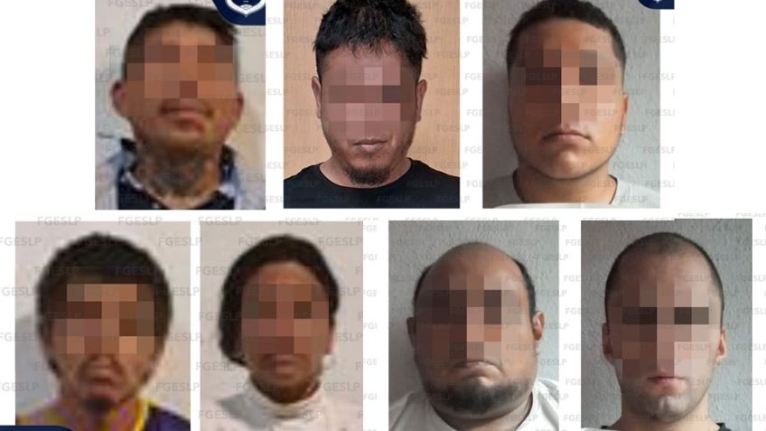 San Luis Potosí: Capturan a siete presuntos secuestradores y ponen a salvo a dos víctimas