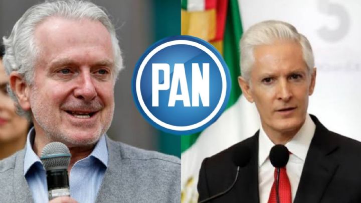 PAN arremete contra Alfredo del Mazo; Santiago Creel quiere 'madrugar' al partido para el 2024