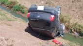 Fatídico accidente vehicular en Ciudad Obregón deja una víctima: Auto se volcó tras salir de camino