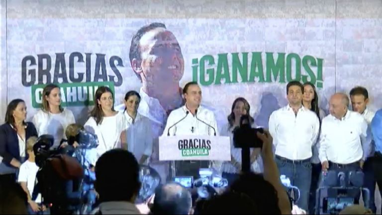 Manolo Jiménez fue el ganador de las elecciones en Coahuila. Foto: Twitter