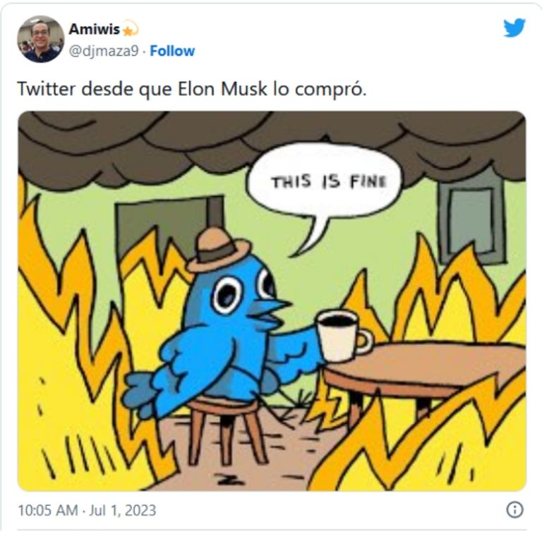 Memes caída de Twitter