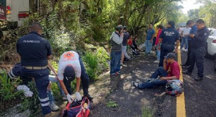 Fuertes imágenes: Fatídico accidente vial deja al menos a 11 lesionados en la Cuernavaca-Cuautla