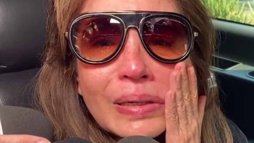 Tras casi morir y sacar del clóset a Verónica Castro, Yolanda Andrade llega a Televisa y rompe en llanto