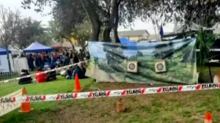 Evento familiar en Chile acaba en tragedia: Mujer recibe flechazo en la frente; su salud es grave