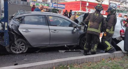 Fatídico accidente: Tráiler se impacta contra varios vehículos sobre la calzada Ermita Iztapalapa