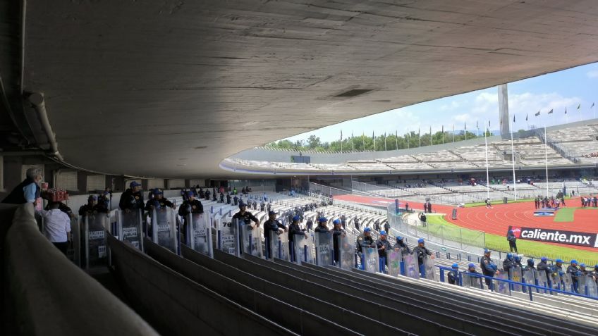 Despliegan mega operativo en Ciudad Universitaria por partido Pumas vs América de la Liga MX femenil