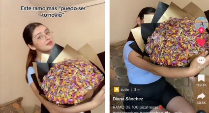 VIDEO: Joven se hace viral en TikTok por inventar el 'Ramo Buchón' de picafresas; usuarios la aman