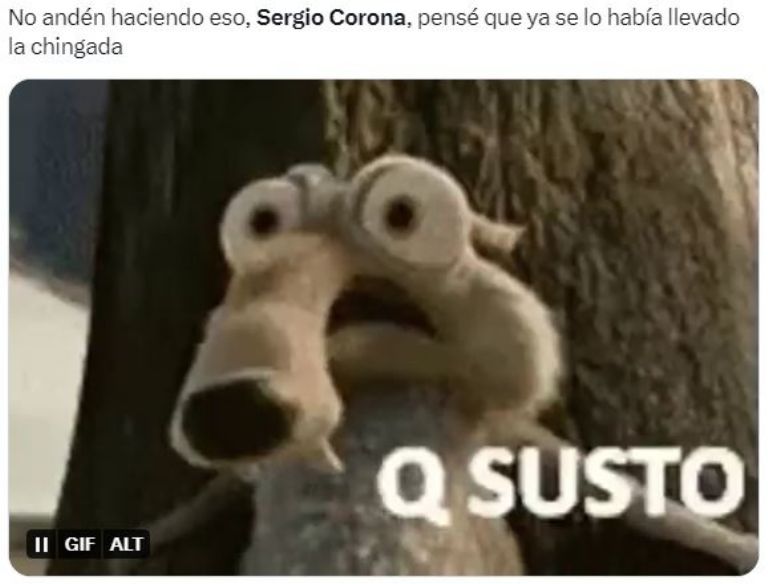 Sergio Corona desata los memes tras volverse tendencia