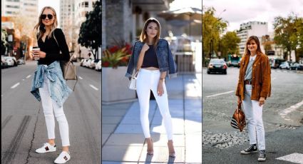 ¿Tienes unos jeans blancos, pero no sabes con qué combinarlos? Presta atención a estos consejos