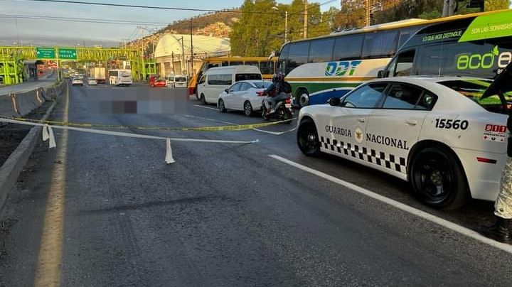 Fatídico accidente: Motociclista muere tras ser atropellado por un tráiler en la México-Pachuca