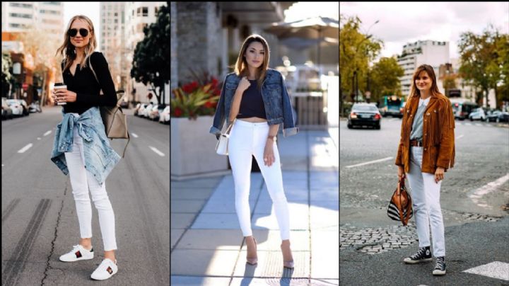 ¿Tienes unos jeans blancos, pero no sabes con qué combinarlos? Presta atención a estos consejos
