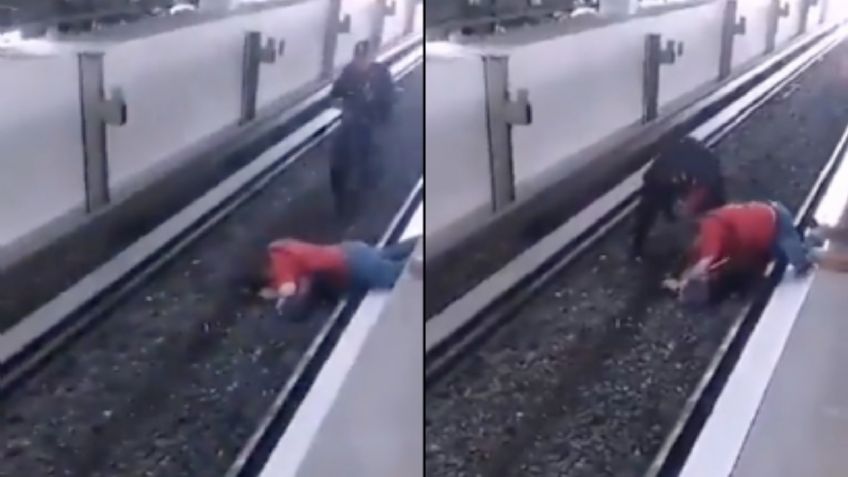 (VIDEO) Microinfarto: Hombre con discapacidad visual cae a las vías del Metro Indios Verdes; así pasó