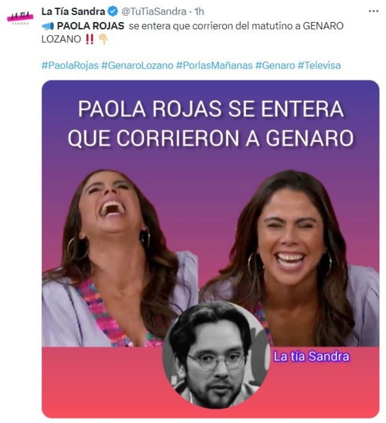 Despido de Genaro desata los memes