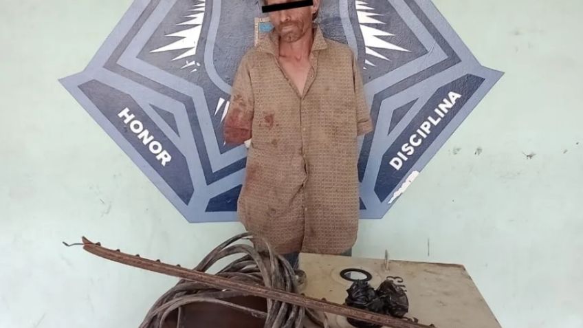 Golpe al crimen en Cajeme: Policía municipal detiene a Édgar; lo acusan de robo con violencia