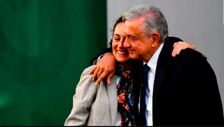 Sheinbaum y AMLO 