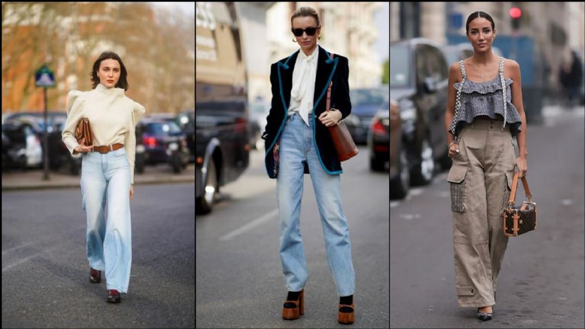 ¿Quieres vestir a modo street style? Entonces no dejes de incluir los jeans anchos en tu 'outfit'