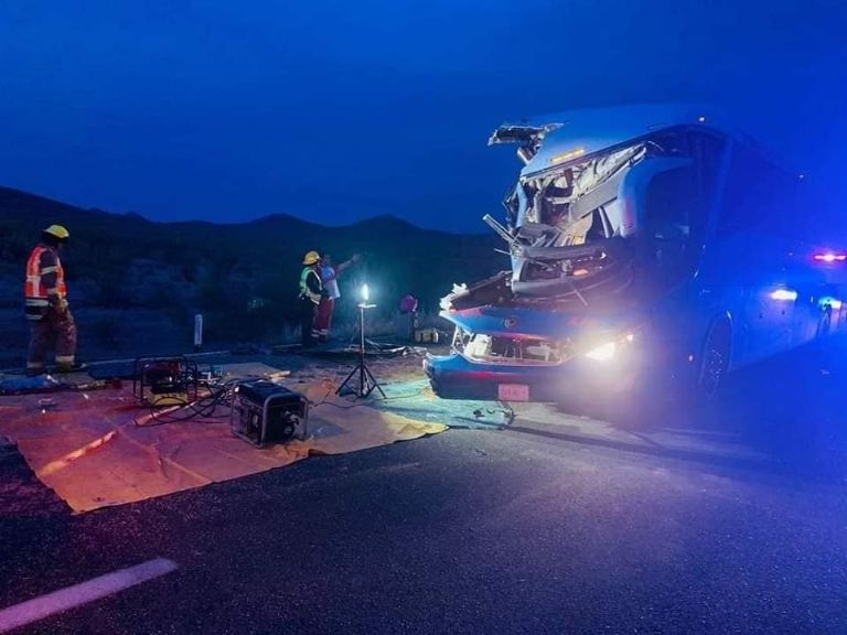 Accidente en la carretera Altar-Sonora