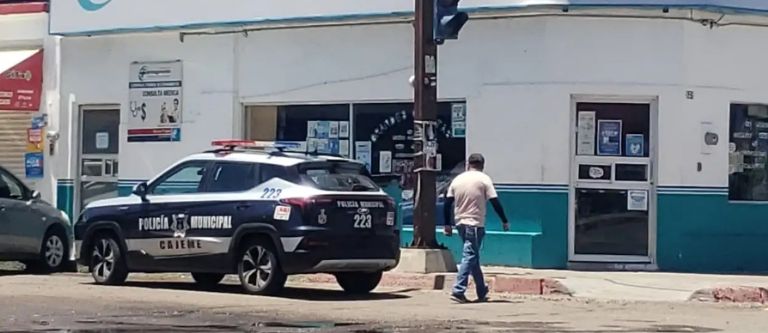 Atraco violento en Ciudad Obregón moviliza  a las autoridades. Foto: Facebook