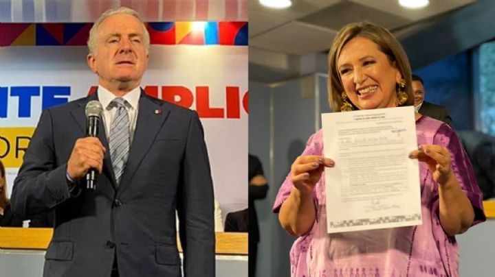 Santiago Creel y Xóchitl Gálvez ya tienen registro de ‘Va por México’ para las elecciones del 2024