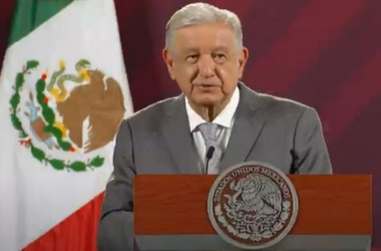 En la imagen, el presidente AMLO, en su tradicional conferencia de prensa. Foto: Gobierno de México