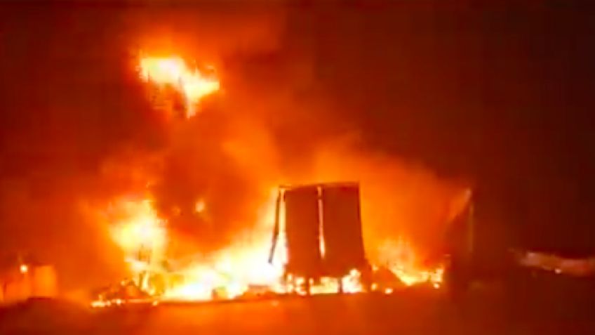 FUERTE VIDEO: Tráilers chocan en la México-Querétaro; se estima que 10 unidades estén involucradas