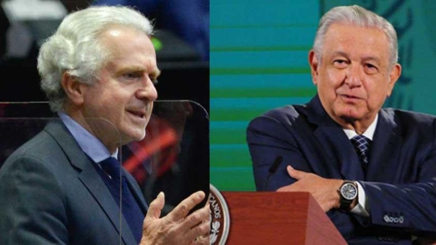 (VIDEO) Santiago Creel llama "desgraciado" a AMLO y el presidente se burla de él: "Me da pena"