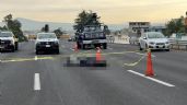Tragedia en Tecámac: Motociclista muere tras derrapar en la México-Pachuca; su cuerpo queda regado