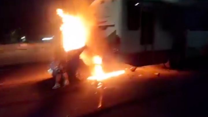 Emergencia en CDMX: Conductor muere calcinado tras chocar contra camión; paraliza la Calzada Zaragoza