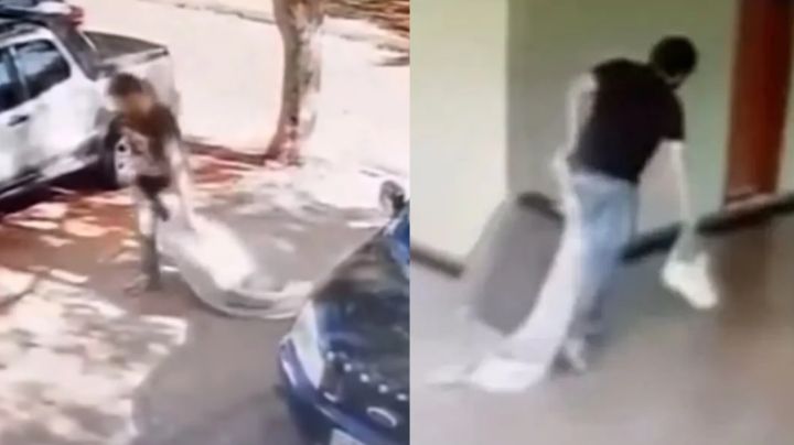 FUERTE VIDEO: Sujeto vigila escuela y secuestra a menor en maleta; lo arrestan tras abusar de ella