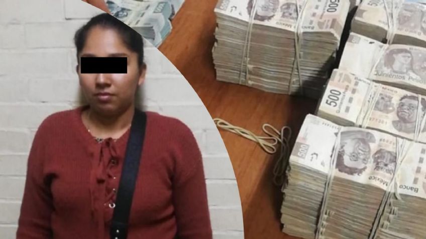 Golpe al crimen en CDMX: Detienen a mujer con 5mdp en el AICM; sería producto de venta de drogas