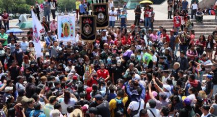 Máscaras y cabelleras recorren la CDMX: Luchadores de la AAA realizan peregrinación a la Basílica